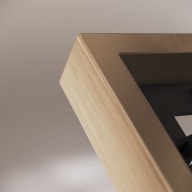 Рамка металлическая на 3 поста S70 Metal (латунь) / Voltum VLSM120309