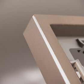 Рамка металлическая на 3 поста S70 Metal (платина) / Voltum VLSM120310