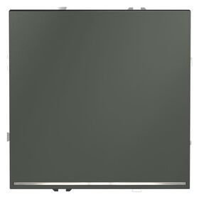 Выключатель одноклавишный с подсветкой S70 (титан) / Voltum VLS010206