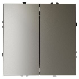 Выключатель с самовозвратом двухклавишный S70 (шелк) / Voltum VLS020604