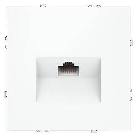 Розетка компьютерная RJ45 кат.6 S70 (белый матовый) / Voltum VLS060102