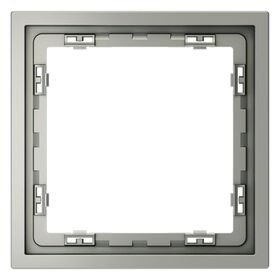 Рамка пластиковая на 1 пост S70 (сталь) / Voltum VLS100105