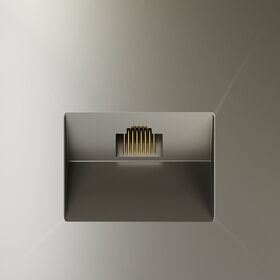 Розетка компьютерная RJ45 кат.6 S70 (шелк) / Voltum VLS060104