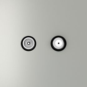 Розетка телевизионная оконечная TV+SAT S70 (сталь) / Voltum VLS060405