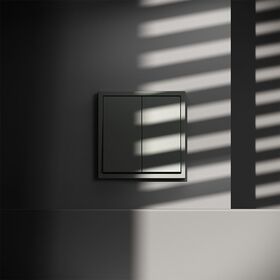 Проходной переключатель двухклавишный S70 (титан) / Voltum VLS020306