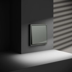 Проходной переключатель одноклавишный S70 (титан) / Voltum VLS010306