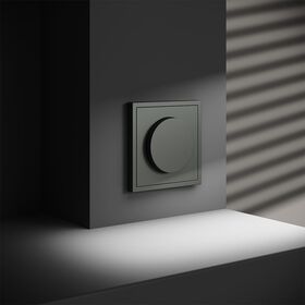 Светорегулятор поворотно-нажимной 600 Вт S70 (титан) / Voltum VLS070306