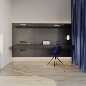 Рамка пластиковая на 4 поста S70 (графит) / Voltum VLS100407