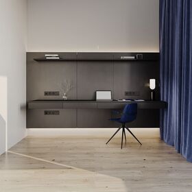 Рамка пластиковая на 4 поста S70 (черный матовый) / Voltum VLS100408