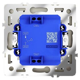 Выключатель с самовозвратом одноклавишный S70 (шелк) / Voltum VLS010604