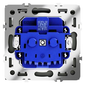 Розетка с заземлением, защитными шторками и крышкой S70 (титан) / Voltum VLS040306