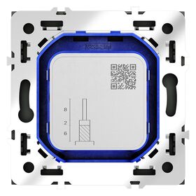 Розетка телевизионная оконечная TV+SAT S70 (титан) / Voltum VLS060406