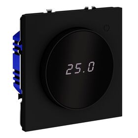 Терморегулятор электронный для теплого пола S70 (черный матовый) / Voltum VLS070108