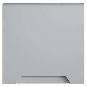 Накладка для розетки с заземлением, защитными шторками и крышкой S70 (серый) / Voltum VLS000816