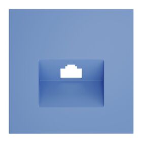 Накладка для розетки компьютерной RJ45 кат.6 S70 (деним) / Voltum VLS001315