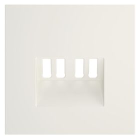 Накладка для розетки акустической 4-местной S70 (хлопок) / Voltum VLS001513