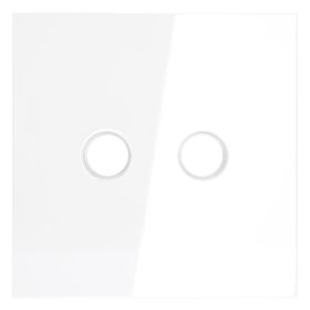 Накладка для розетки телевизионной оконечной TV+SAT S70 (белый глянцевый) / Voltum VLS001601