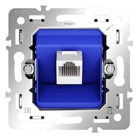 Механизм розетки компьютерной RJ45 кат.6, S70 / Voltum VLS0601M