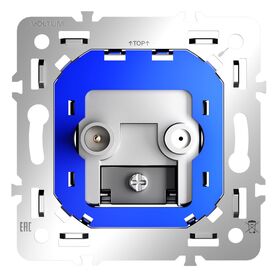 Механизм розетки телевизионной оконечной TV+SAT, S70 / Voltum VLS0604M