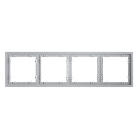 Рамка пластиковая на 4 поста S70 (серый) / Voltum VLS100416