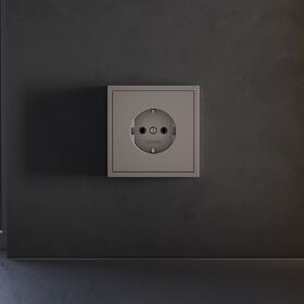 Накладка для розетки с заземлением S70 (капучино) / Voltum VLS000614