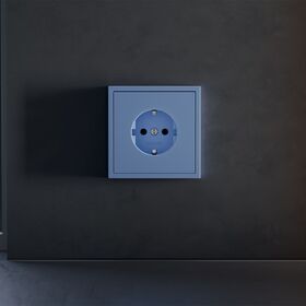 Накладка для розетки с заземлением S70 (деним) / Voltum VLS000615