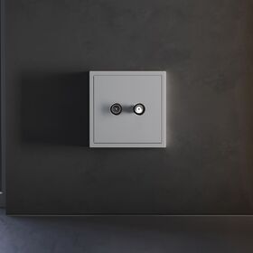 Накладка для розетки телевизионной оконечной TV+SAT S70 (серый) / Voltum VLS001616