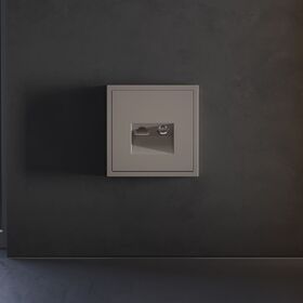 Накладка для розетки TV+RJ45 кат. 6 S70 (капучино) / Voltum VLS002714