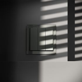 Выключатель трехклавишный S70 (титан) / Voltum VLS030106