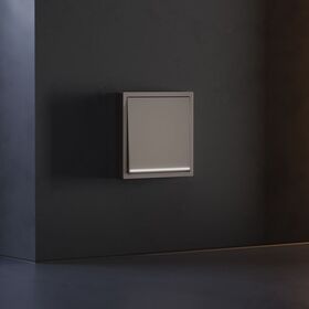 Клавиша для выключателя/переключателя одноклавишного с подсветкой S70 (капучино) / Voltum VLS000214