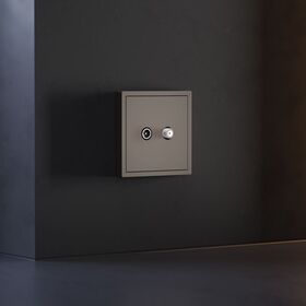 Накладка для розетки телевизионной оконечной TV+SAT S70 (капучино) / Voltum VLS001614