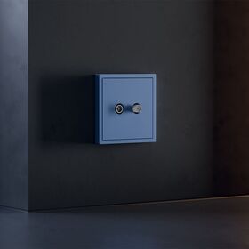 Накладка для розетки телевизионной оконечной TV+SAT S70 (деним) / Voltum VLS001615