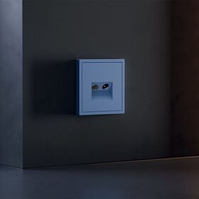 Накладка для розетки TV+RJ45 кат. 6 S70 (деним) / Voltum VLS002715