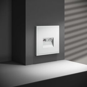 Розетка телевизионная TV+RJ45 кат. 6 S70 (белый матовый) / Voltum VLS060702