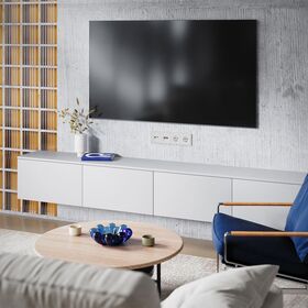 Накладка для розетки TV+RJ45 кат. 6 S70 (хлопок) / Voltum VLS002713