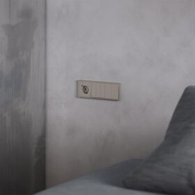 Клавиши для выключателя/переключателя двухклавишного S70 (капучино) / Voltum VLS000314