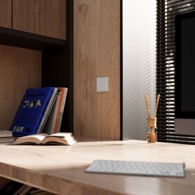 Выключатель для жалюзи S70 (белый глянцевый) / Voltum VLS020701