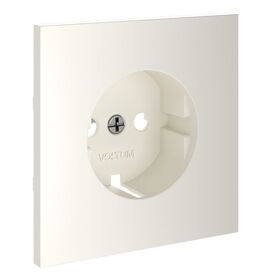 Накладка для розетки с заземлением S70 (хлопок) / Voltum VLS000613