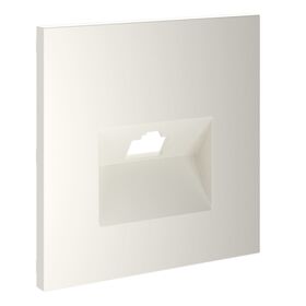 Накладка для розетки компьютерной RJ45 кат.6 S70 (хлопок) / Voltum VLS001313