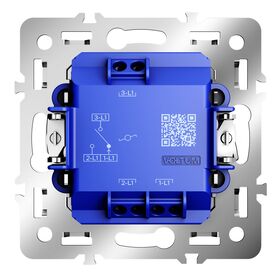 Механизм проходного переключателя одноклавишного 10А, S70 / Voltum VLS0103M