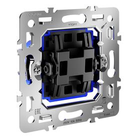 Механизм перекрестного переключателя одноклавишного 10А, S70 / Voltum VLS0105M