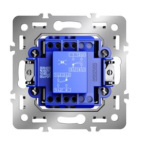 Механизм перекрестного переключателя одноклавишного 10А, S70 / Voltum VLS0105M