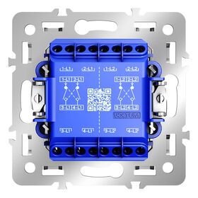 Механизм перекрестного переключателя двухклавишного 10А, S70 / Voltum VLS0205M