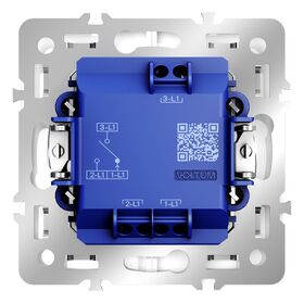 Выключатель для жалюзи S70 (белый глянцевый) / Voltum VLS020701