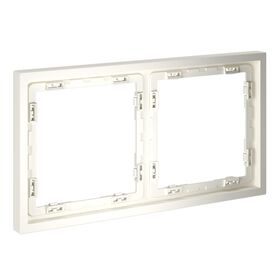 Рамка пластиковая на 2 пост S70 (хлопок) / Voltum VLS100213