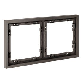 Рамка пластиковая на 2 пост S70 (капучино) / Voltum VLS100214