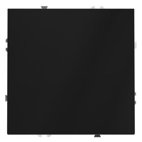 Проходной переключатель одноклавишный S70 (черный матовый) / Voltum VLS010308