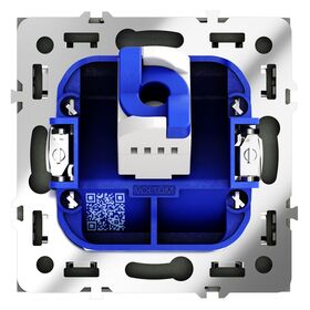 Розетка компьютерная RJ45 кат.6 S70 (черный матовый) / Voltum VLS060108