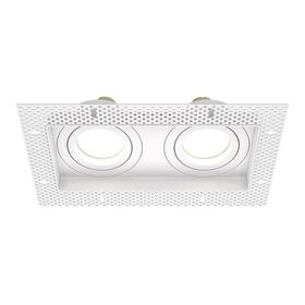 Встраиваемый светильник Atom GU10 2x10Вт / Maytoni DL003-02-W