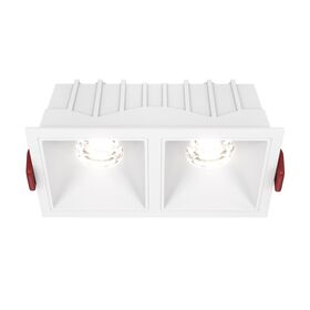 Встраиваемый светильник Alfa LED 4000K 2x10Вт 36° / Maytoni DL043-02-10W4K-SQ-W